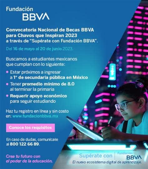 convocatoria beca bbva 2023